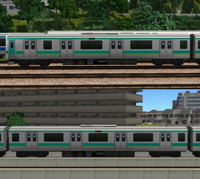 No.043 【A列車で行こう9車両テクスチャバリエーション】JR東 E231系