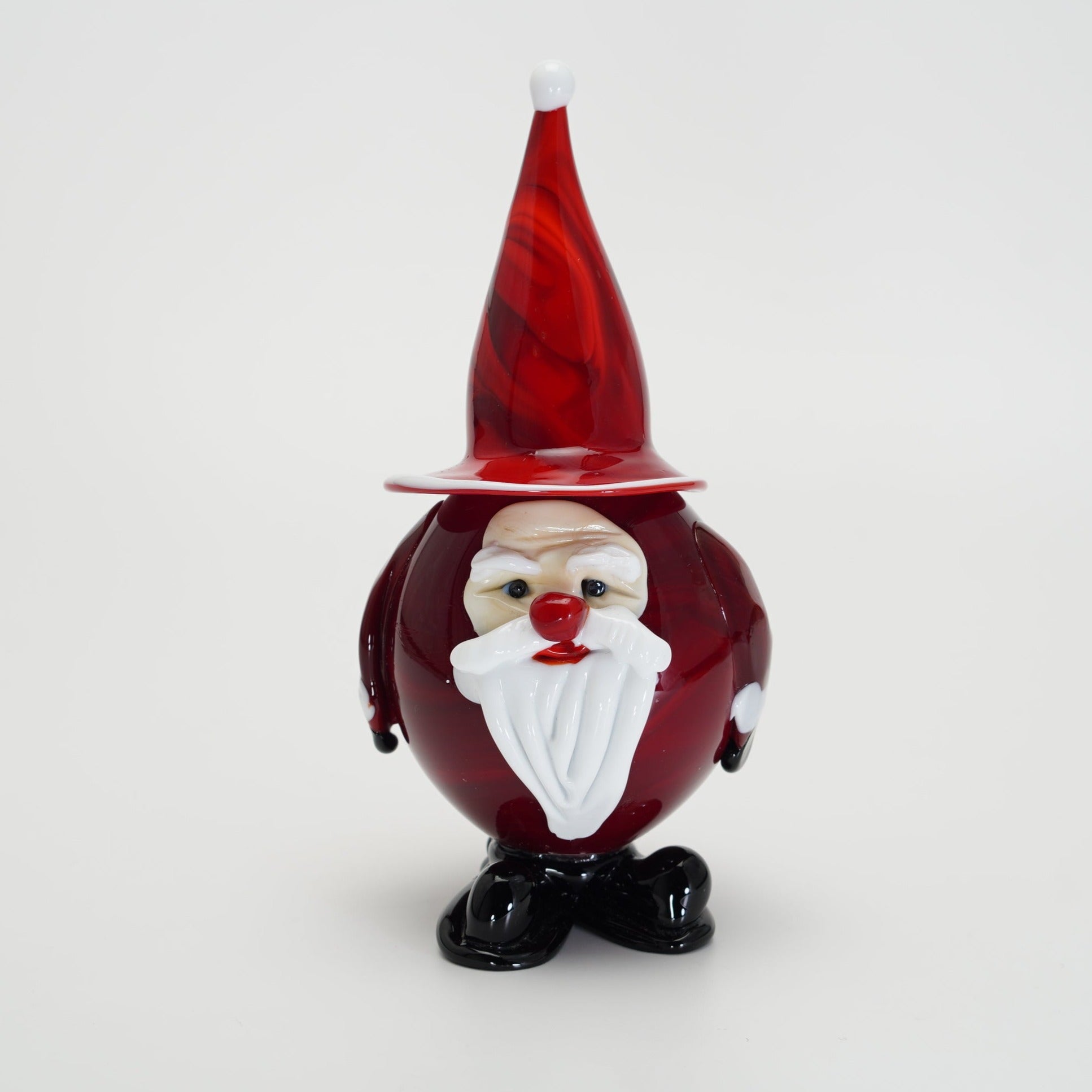 妖精の谷のサンタクロース オブジェ【ムラーノガラス／クリスマス