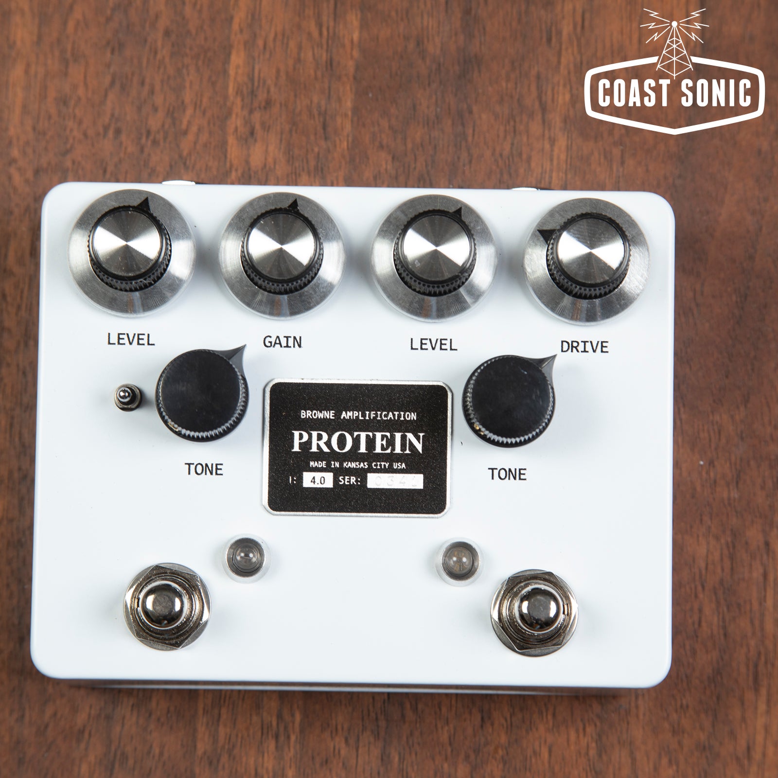 Browne Amplification Protein Dual Overdrive V4 - White
