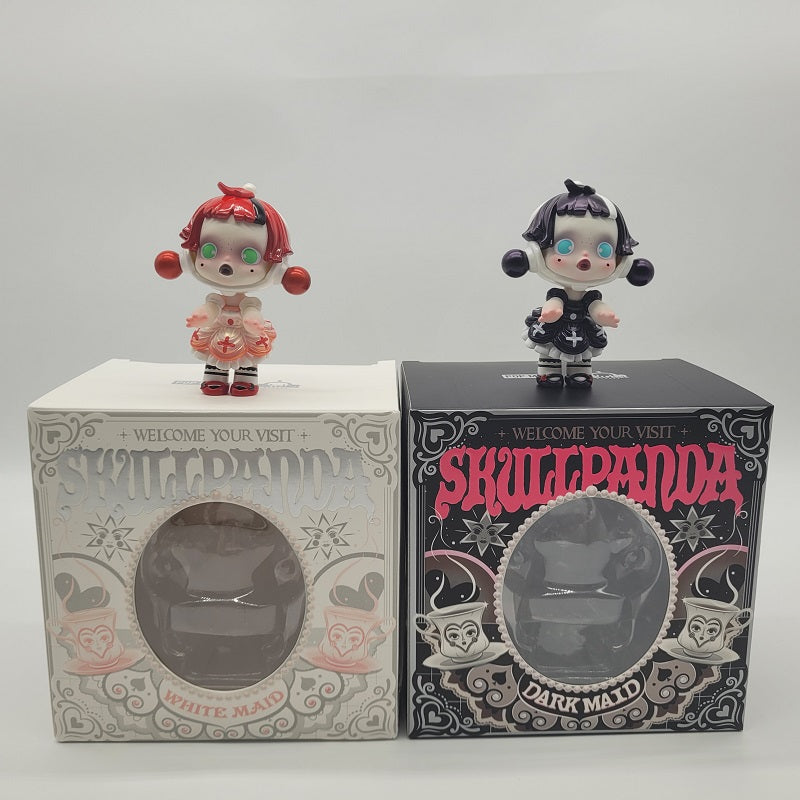 POPMART SKULLPANDA Dark Maid and White Maid Limited Edition