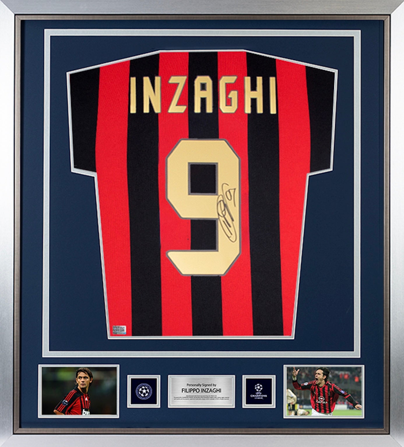 直筆サイン入り写真 ステファン・デ・フライ FCインテル・ミラノ SA