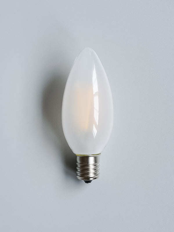 シャンデリアLED電球E17フロスト