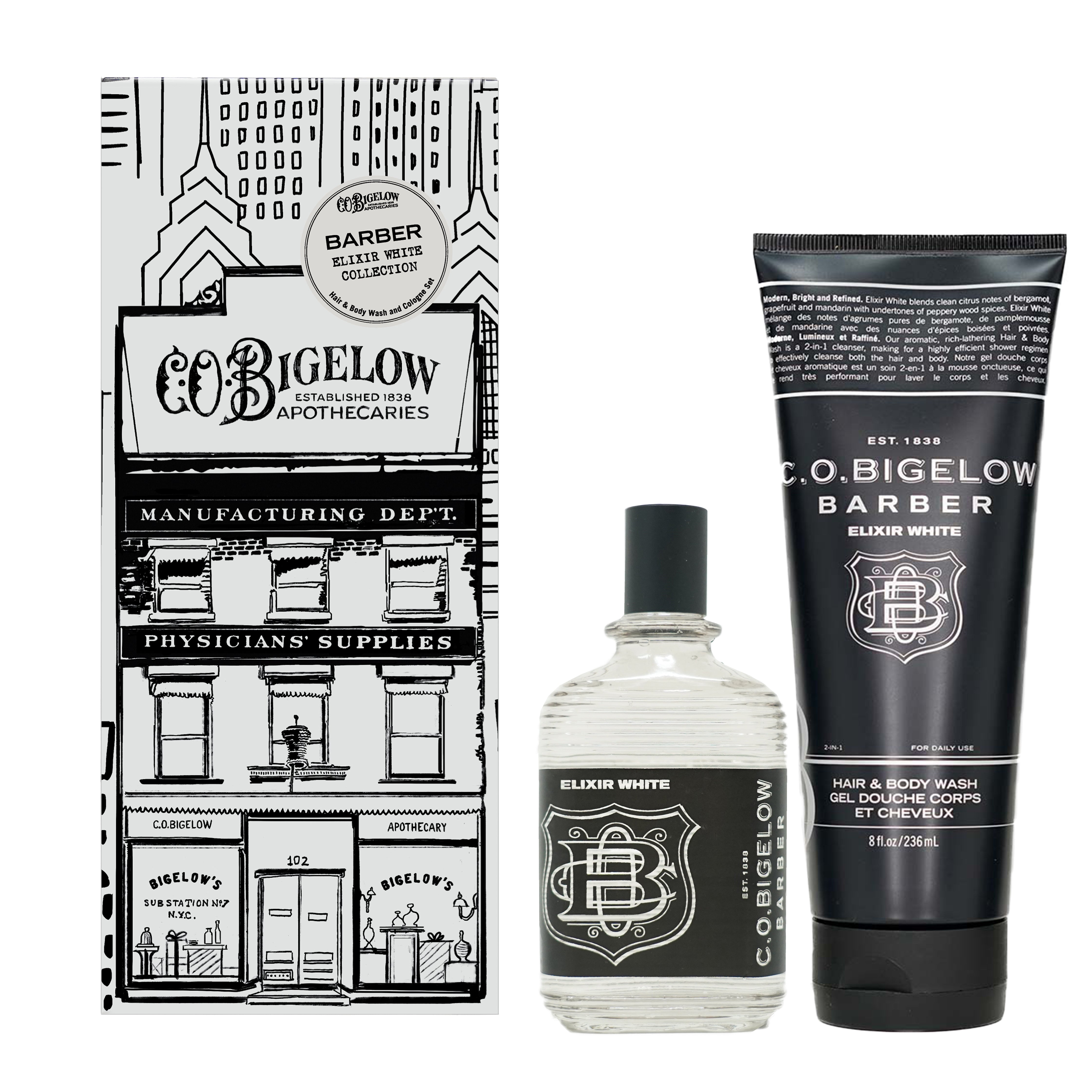Elixir White Duo - Apothecary Box – C.O. Bigelow