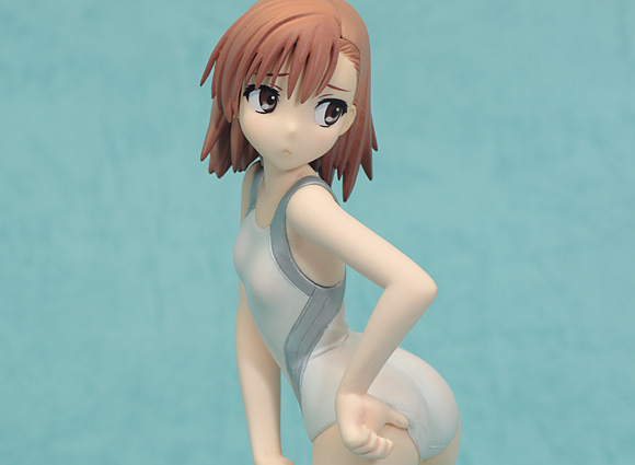 電撃大王×コトブキヤ とある科学の超電磁砲 御坂美琴 白水着フィギュア