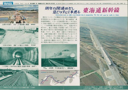 昭和38年フォトニュース“東海道新幹線今秋開通” - 阿房列車ピクトリアル