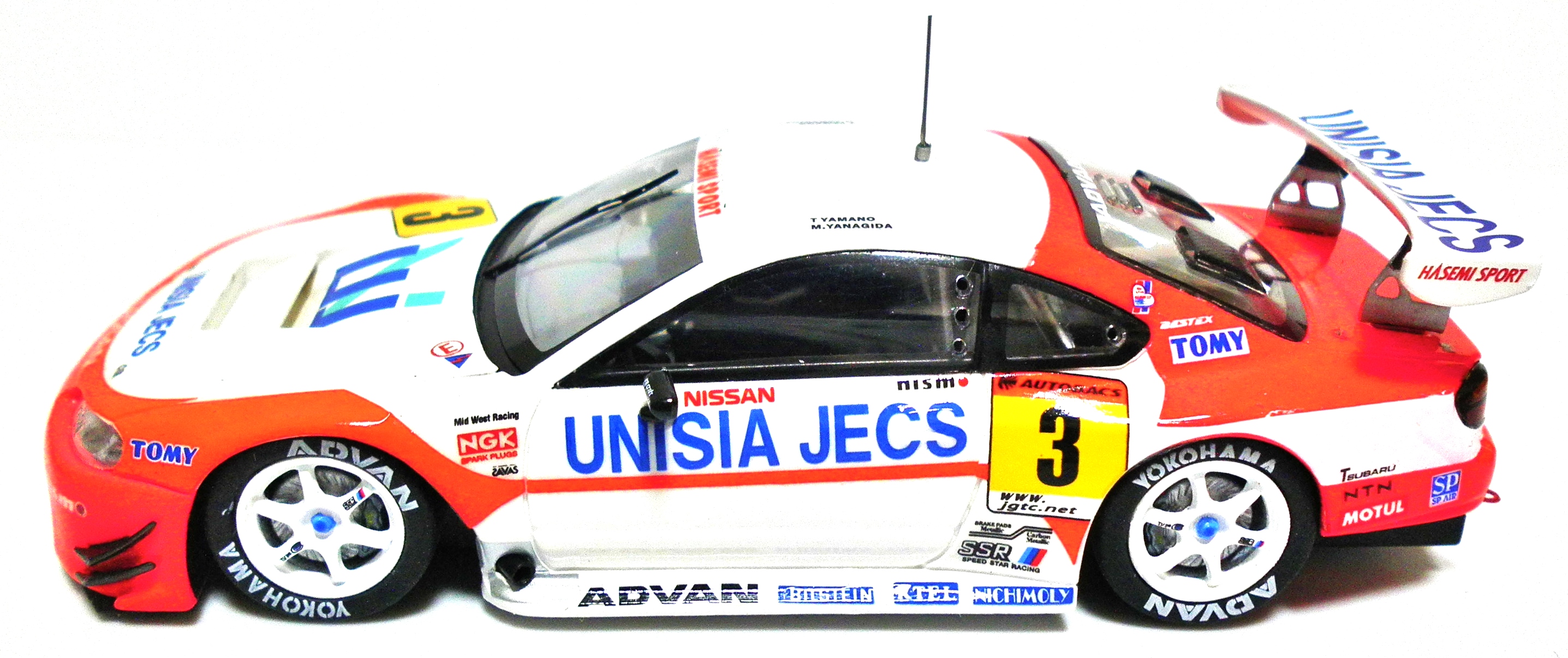 EBBRO 1/43 UNISIA JECS SILVIA JGTC 2002 | アペックスの趣味ノート