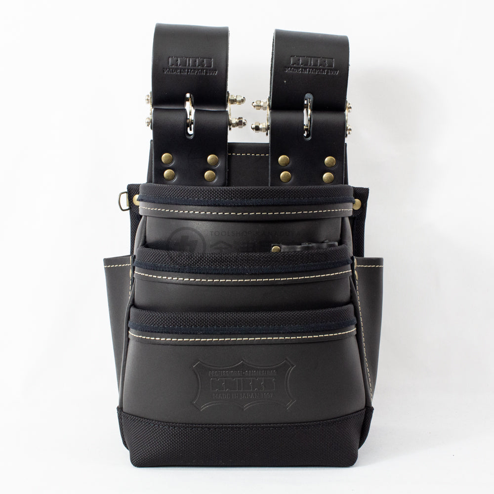 ニックス(KNICKS) 総ヌメ革使用3段腰袋チェーンタイプ バリスティック