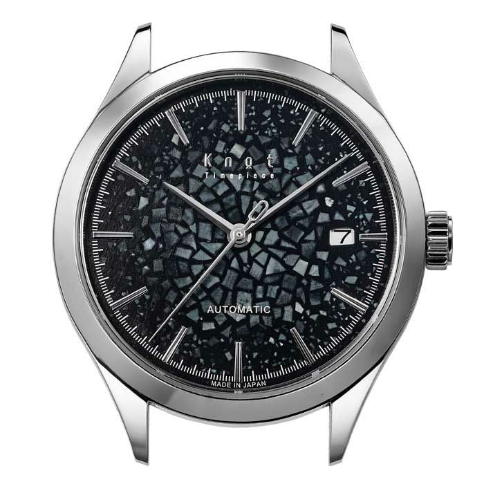 Knot AT-38SVJRBK-R 機械式腕時計 メンズ 自動巻き ブラック 日本製