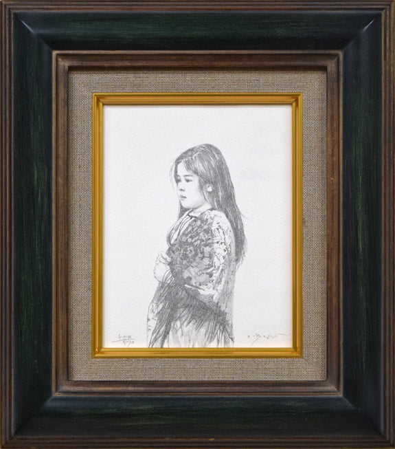 藤井勉「希望」リトグラフ 絵画買取・販売の小竹美術