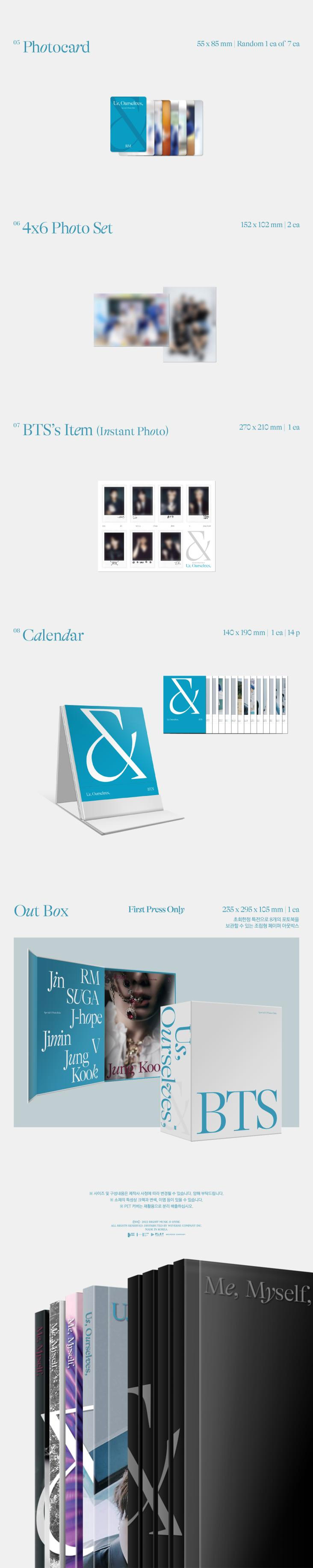 SET] BTS - Special 8 Photo-Folio Me, Ourselves, and BTS 'WE' SET