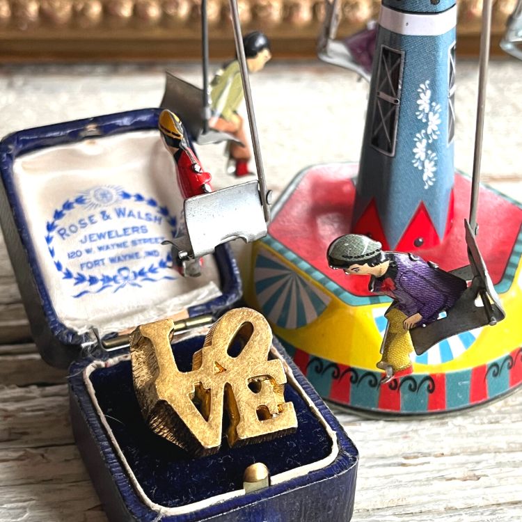 リング】Robert Indiana ロバートインディアナ LOVE 70年代 アメリカ