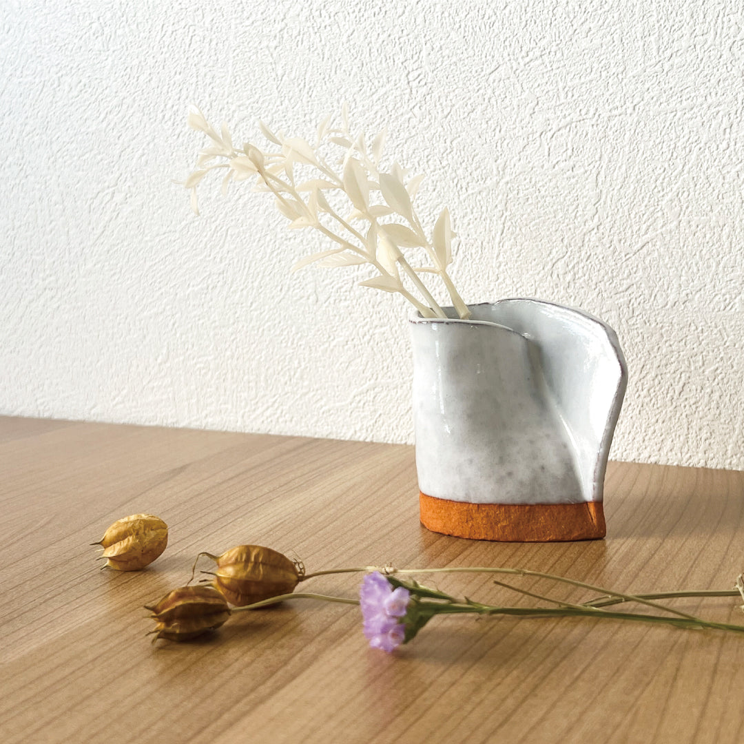 陶の杜 】花入れ ミニ 萩焼 – 晴れと暮らす