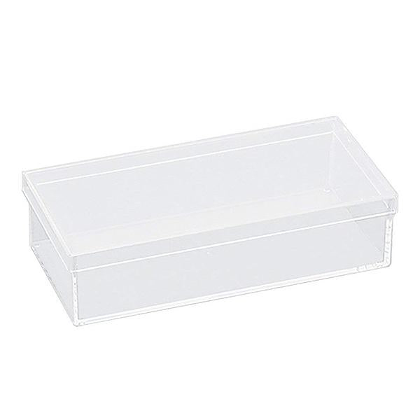 クリアケース フタ付き 幅21.7×奥行10.6×高さ5.6cm 小物入れ ふた付き