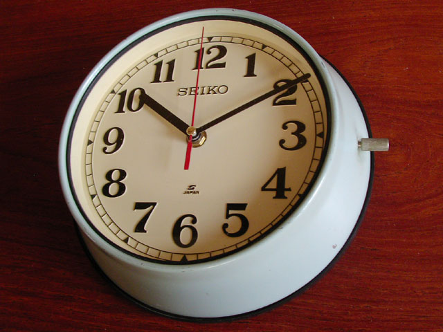 ビンテージ SEIKO/セイコー 船舶用時計 壁掛時計 バス時計 昭和レトロ