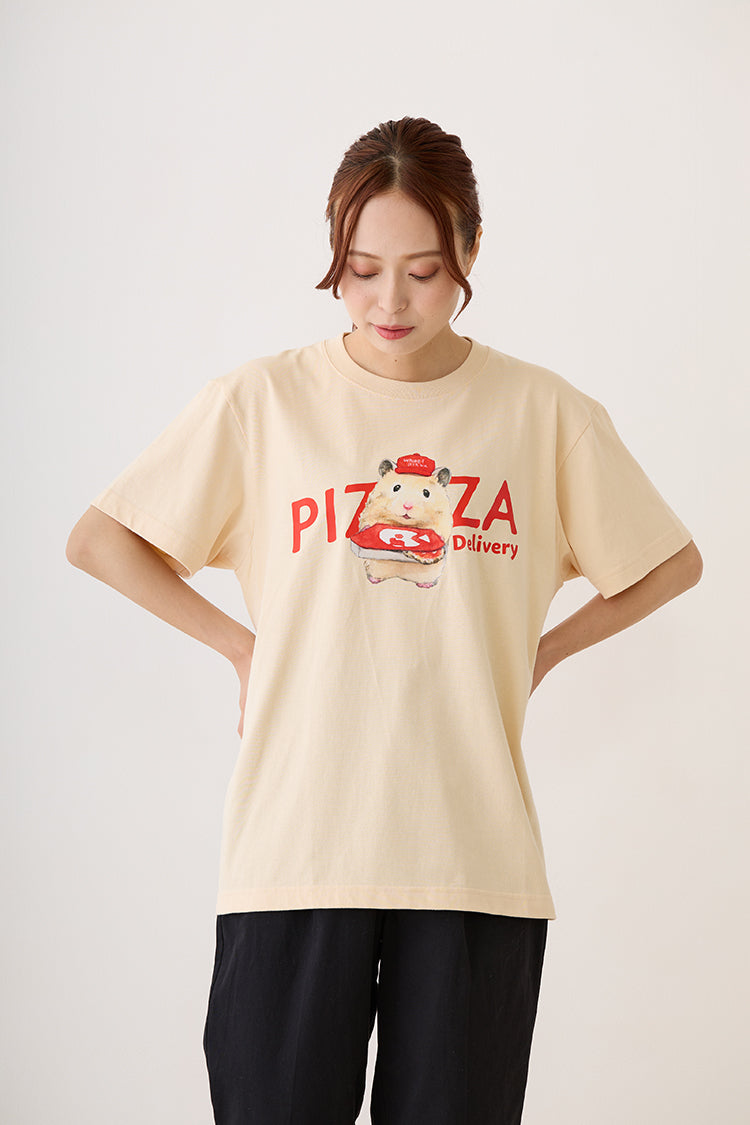 助六の日常 Tシャツ PIZZA ナチュラルのページ