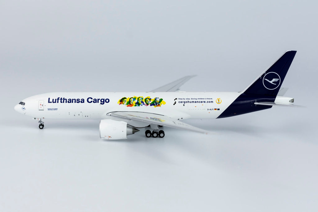 Lufthansa Cargo Boeing 777F D-ALFI Cargo Human Care NG Model 72007