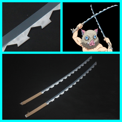 鬼滅の刃 道具】嘴平伊之助 刀x2 コスプレ道具 |通販:BUYCOS.COM
