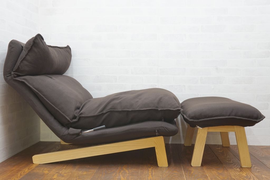 無印良品 ハイバックリクライニングソファー（1シーター）オットマン