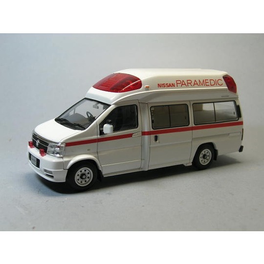 1/43 日産 パラメディック 高規格救急車 商品詳細 人気の「エブロ