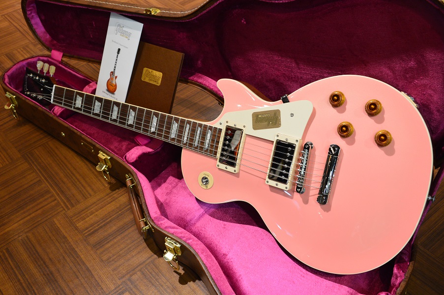 Gibson Custom Shop】このピンク…すばらしい!!!!!!レスポール女子必見