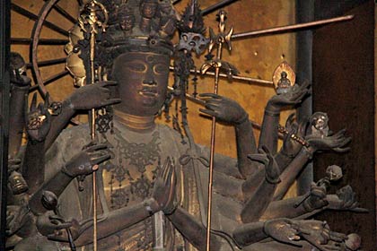 燕市・国上寺の木造千手観音菩薩立像が県指定文化財に指定されたのに