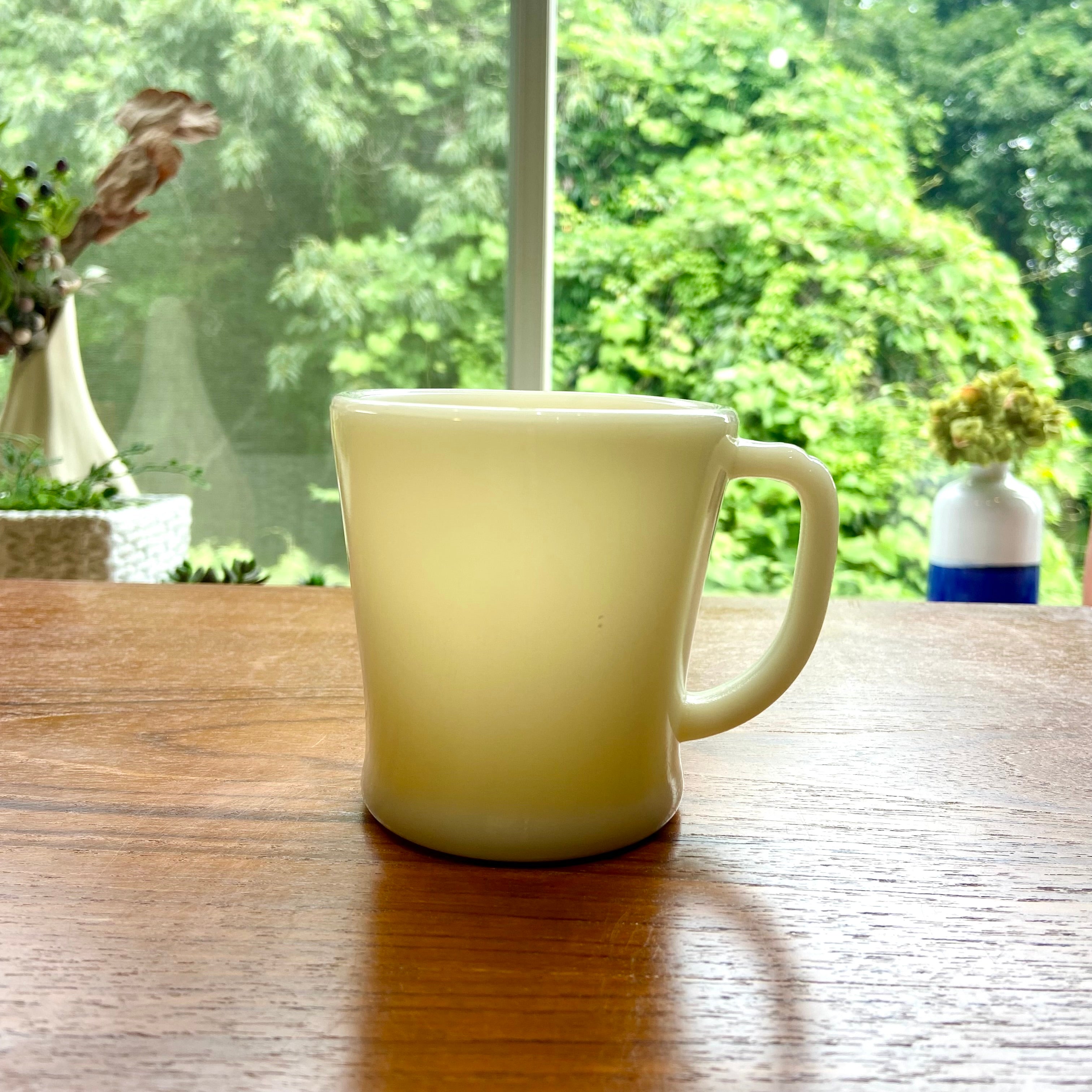 ファイヤーキング アイボリー フラットボトム Dハンドル マグ1点