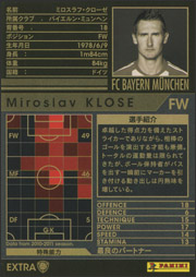 ミロスラフ・クローゼ | WCCF カードデータ詳細