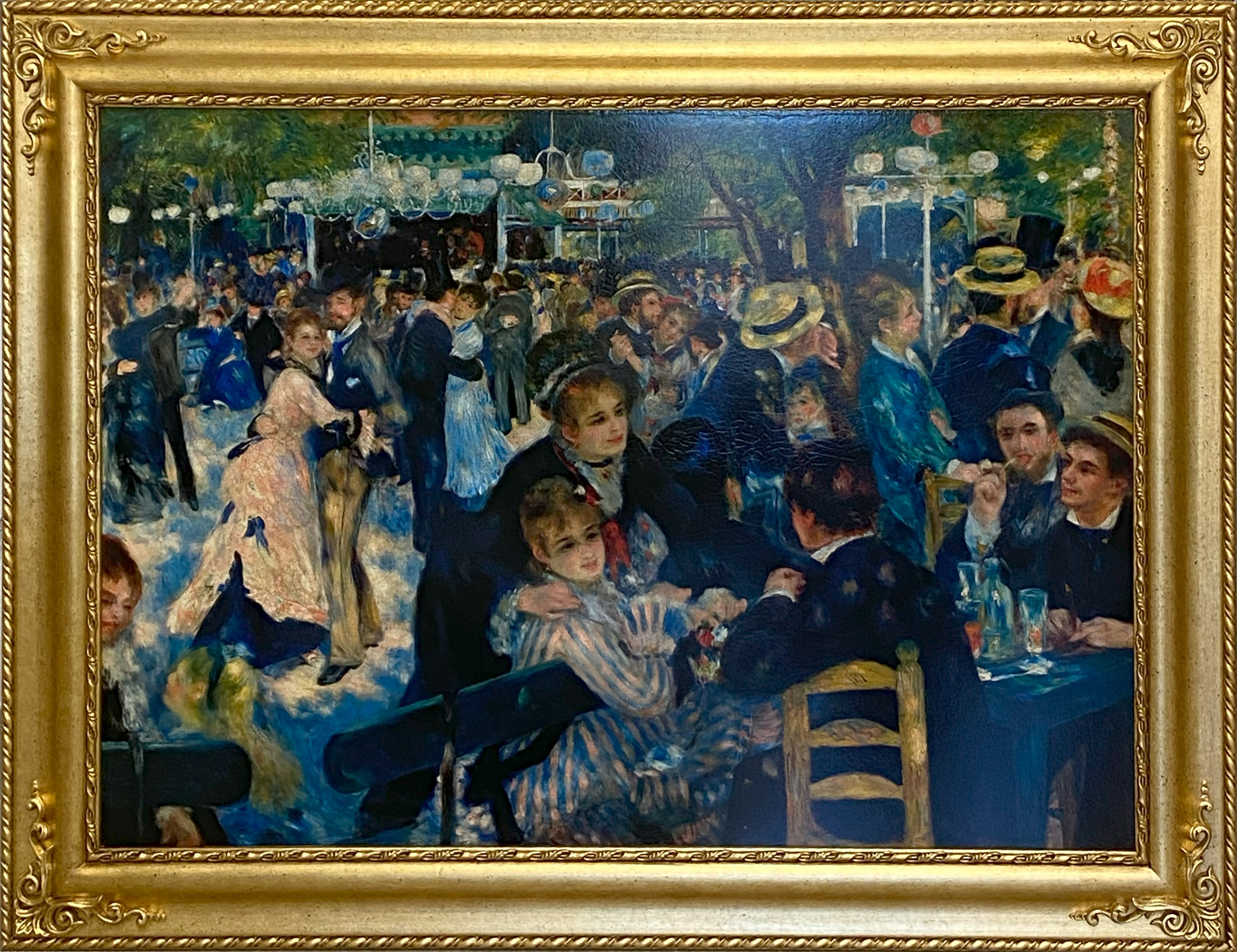 世界の名画 複製画 『ムーラン・ド・ラ・ギャレットの舞踏会