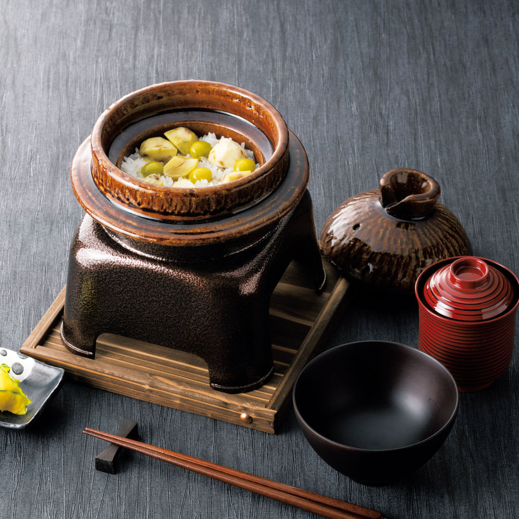 飴釉羽釜かまどセット – YOUBI.shop【用美公式オンライン】
