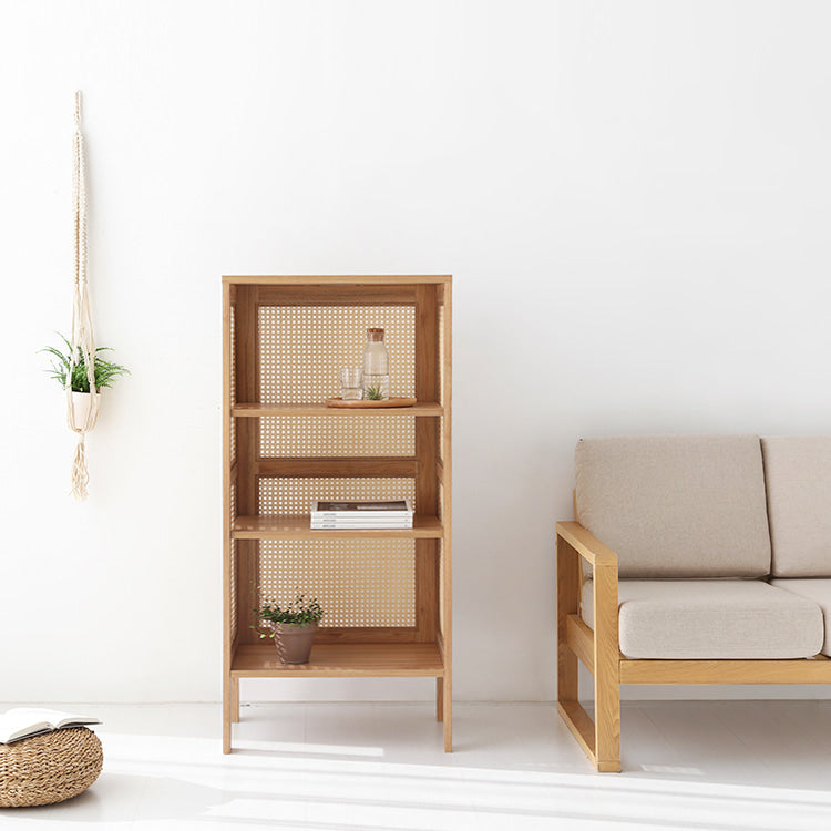 BENTAN オープン型ラタンシェルフ｜4段 – 1acspaces