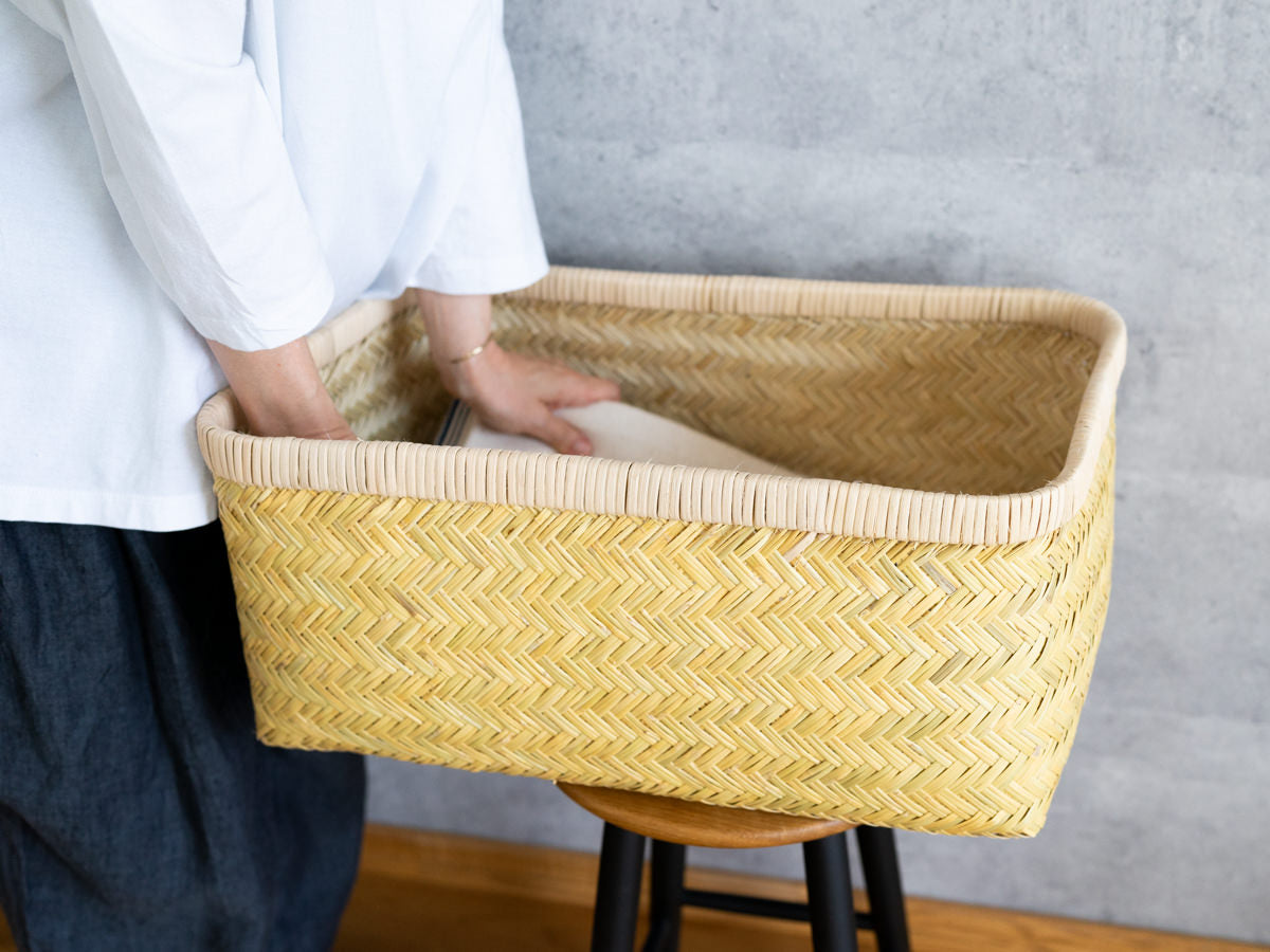 収納と整理に使えるすず竹の行李 – 市川籠店 | 1basketry
