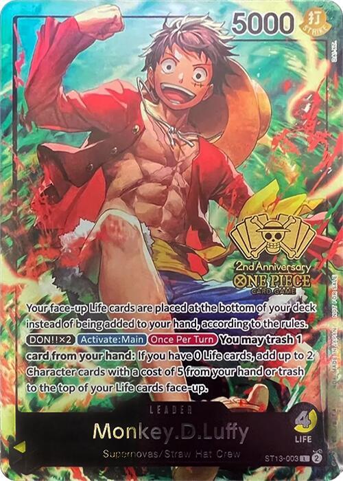 Monkey.D.Luffy (2nd Anniversary Tournament) - One Piece Promotion