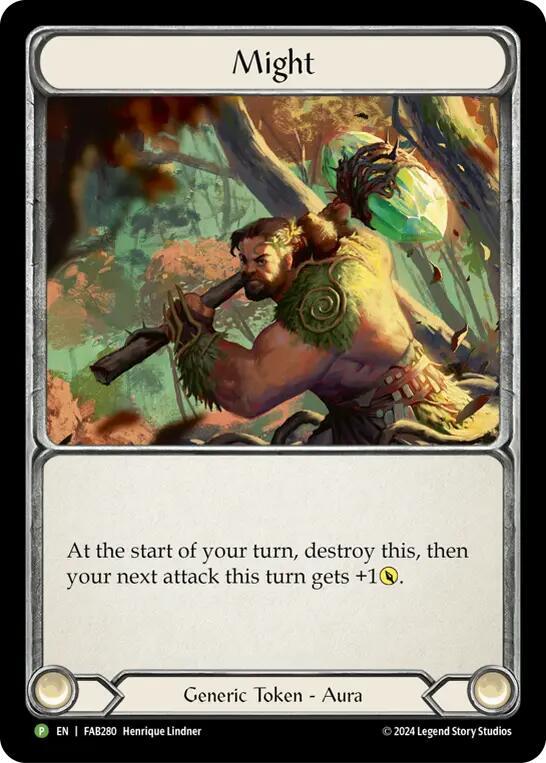 Might - FAB280 - Flesh and Blood: Promo Cards - Flesh and Blood