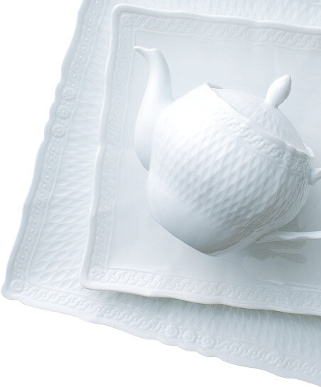 シェール ブラン 19cmスクエアプレート | ノリタケ食器公式オンライン