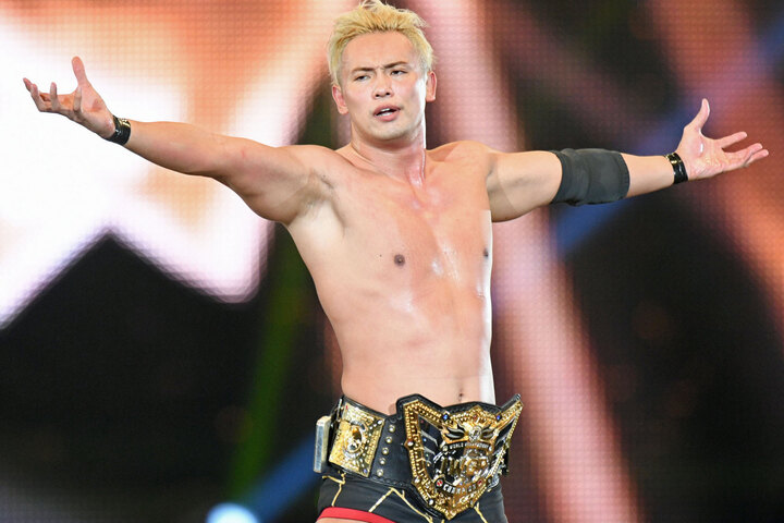 オカダ・カズチカがIWGP世界ヘビー初防衛！ 闘病中のアントニオ猪木へ