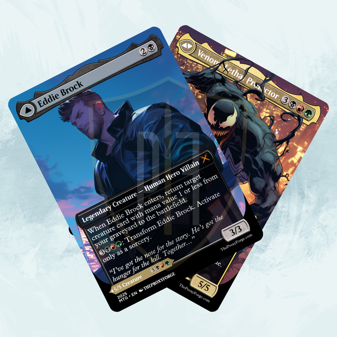 Eddie Brock // Venom, Lethal Protector MTG Proxy