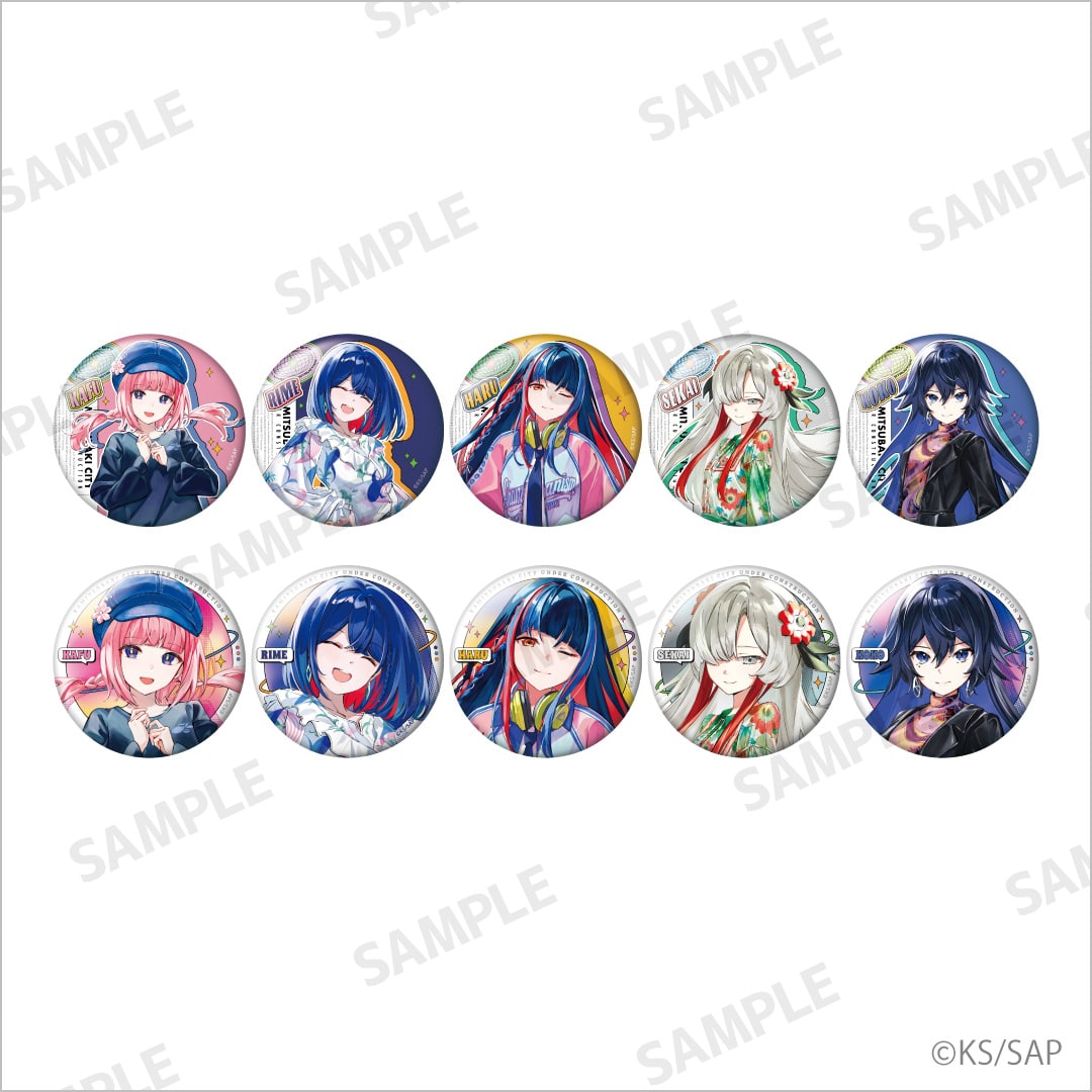 神椿市建設中。 トレーディング缶バッジ（等身/全10種） BOX: 聖地たび