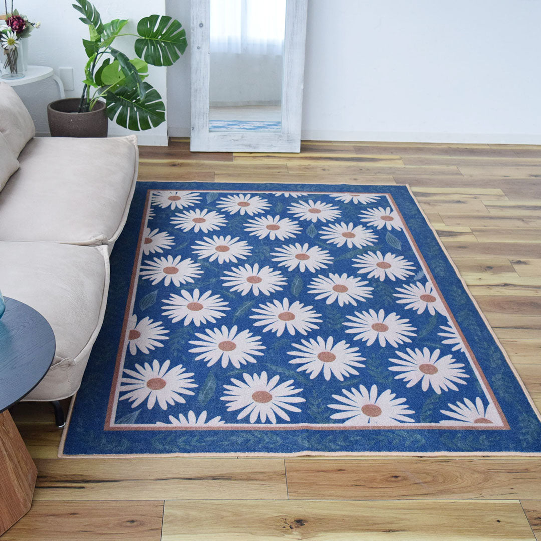 フラワー花柄ラグ TOCORU Series