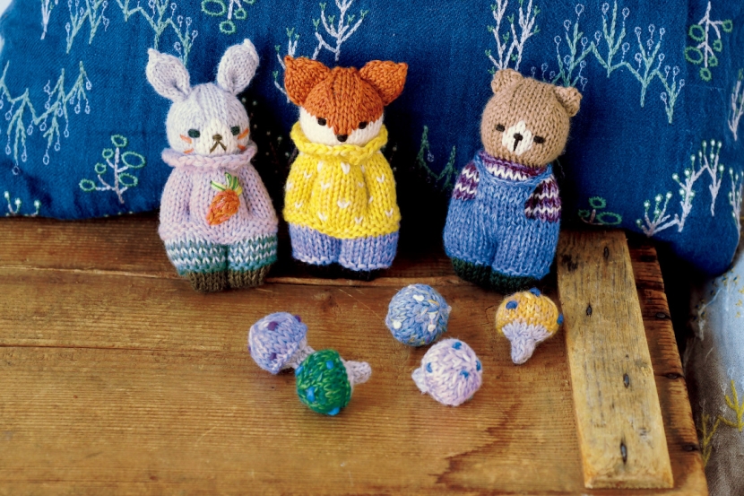 棒針編みキットで楽しむツムギコウボウの“スウェーデンドール