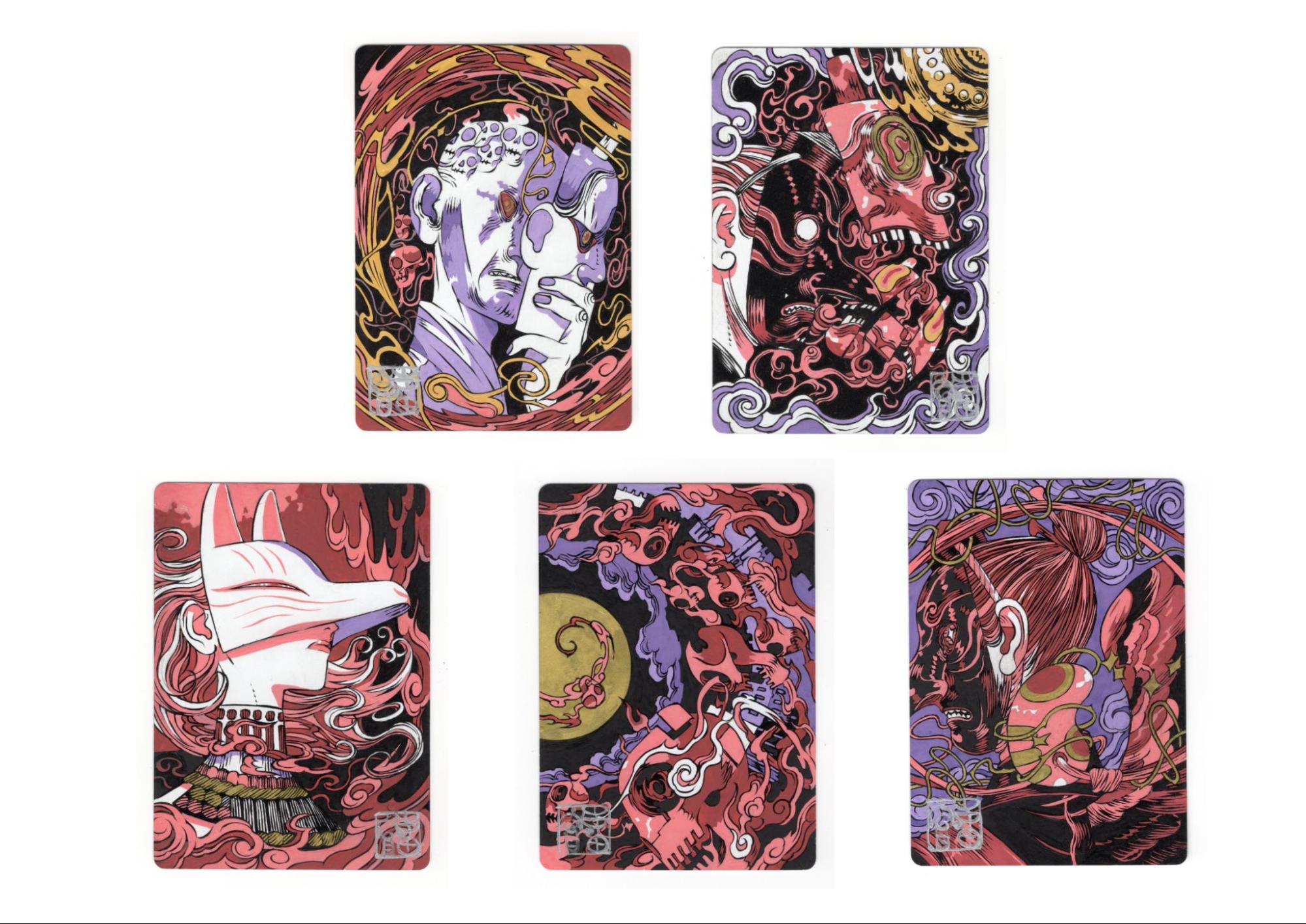 アーティストプルーフ foil 血染めの月 スケッチ アーティストプルーフ