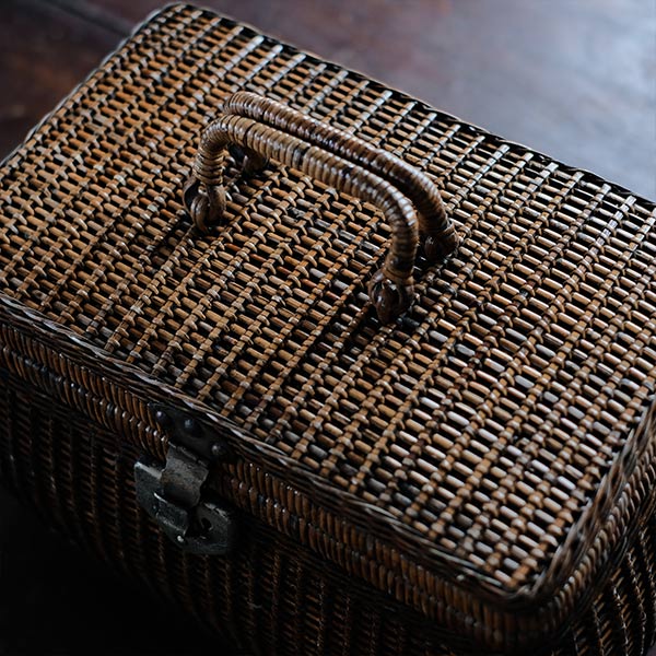 籐製のピクニックバスケット – zakka store towi