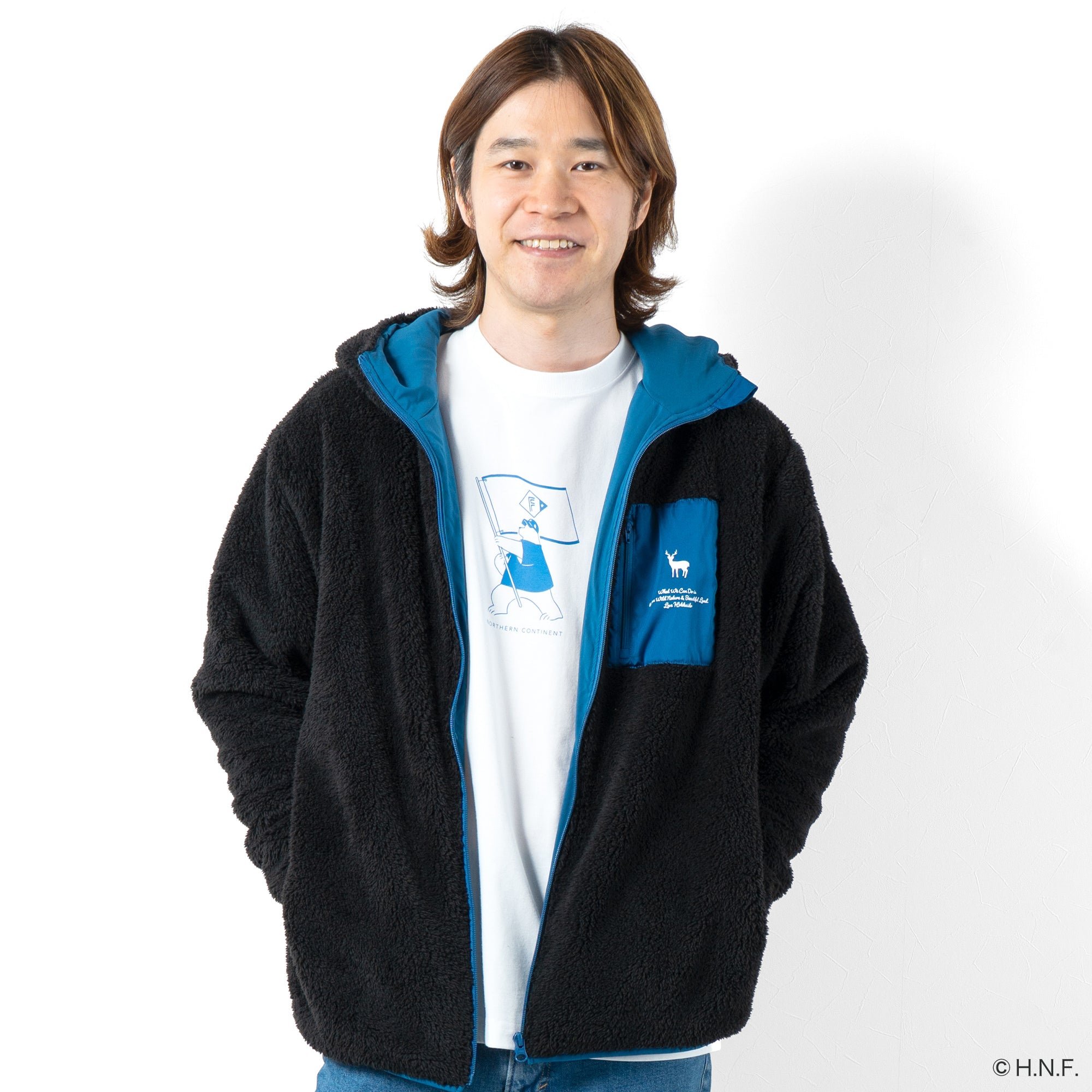 F/MODE TNOC THE FLEECE HOODIE ZIPUP2.5