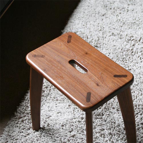 楽天市場】旭川家具 WOW ワオ KAKU 角スツール 国産家具 無垢 スツール