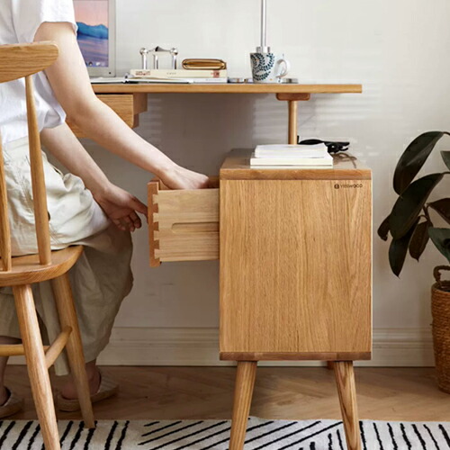 楽天市場】デスク 木製 書斎デスク 幅120 幅140cm 天然木 ハイタイプ