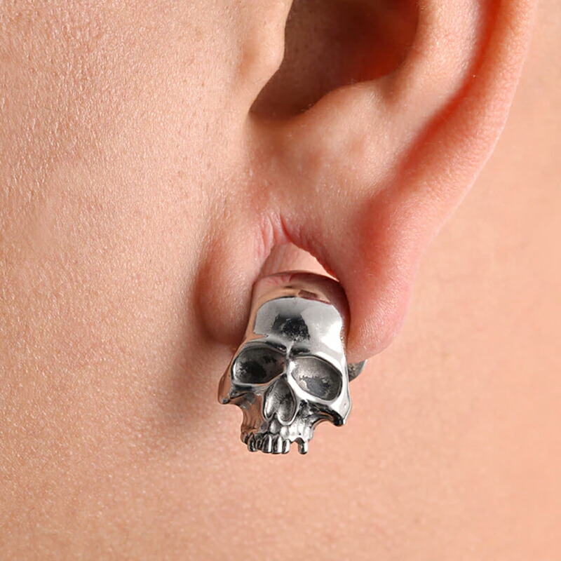 楽天市場】[16mm相当 ボディピアス] 頭蓋骨ウエイト ボディーピアス 16