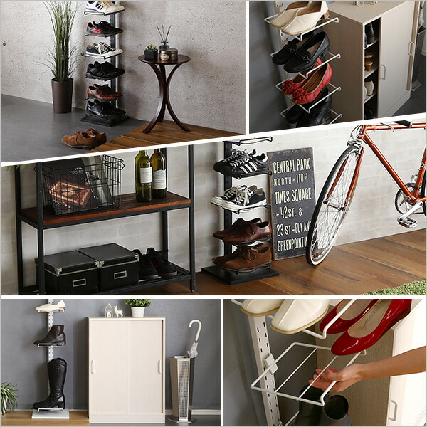 楽天市場】ディスプレイ突っ張りシューズラック : モーム オリジナル
