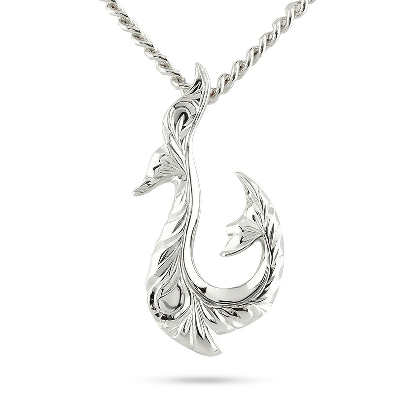 楽天市場】プラチナ ペンダントトップ メンズ フィッシュフック 釣り針