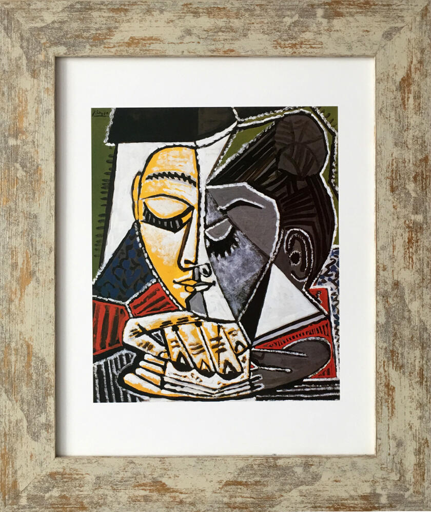 楽天市場】名画アートフレーム 読書する女の顔 パブロ・ピカソ(Pablo