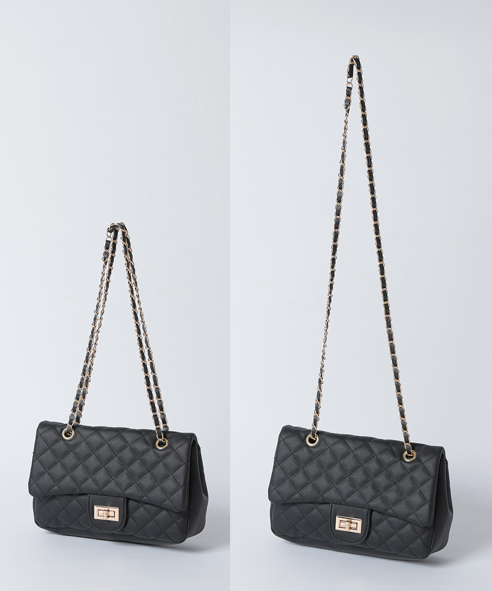 楽天市場】2WAY キルティング チェーン ショルダーバッグ ショルダー