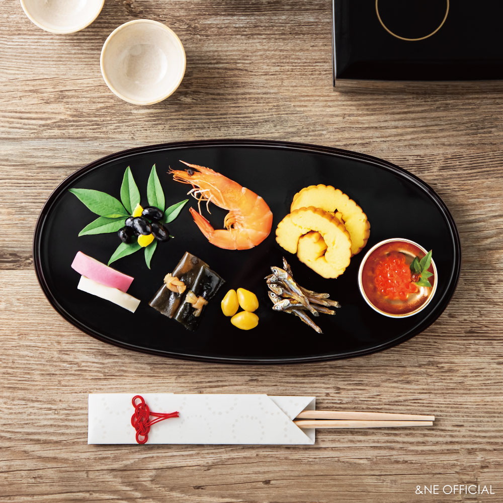 楽天市場】越前塗り 小判型 おぼん ハレとケ 日本製 お盆 トレー